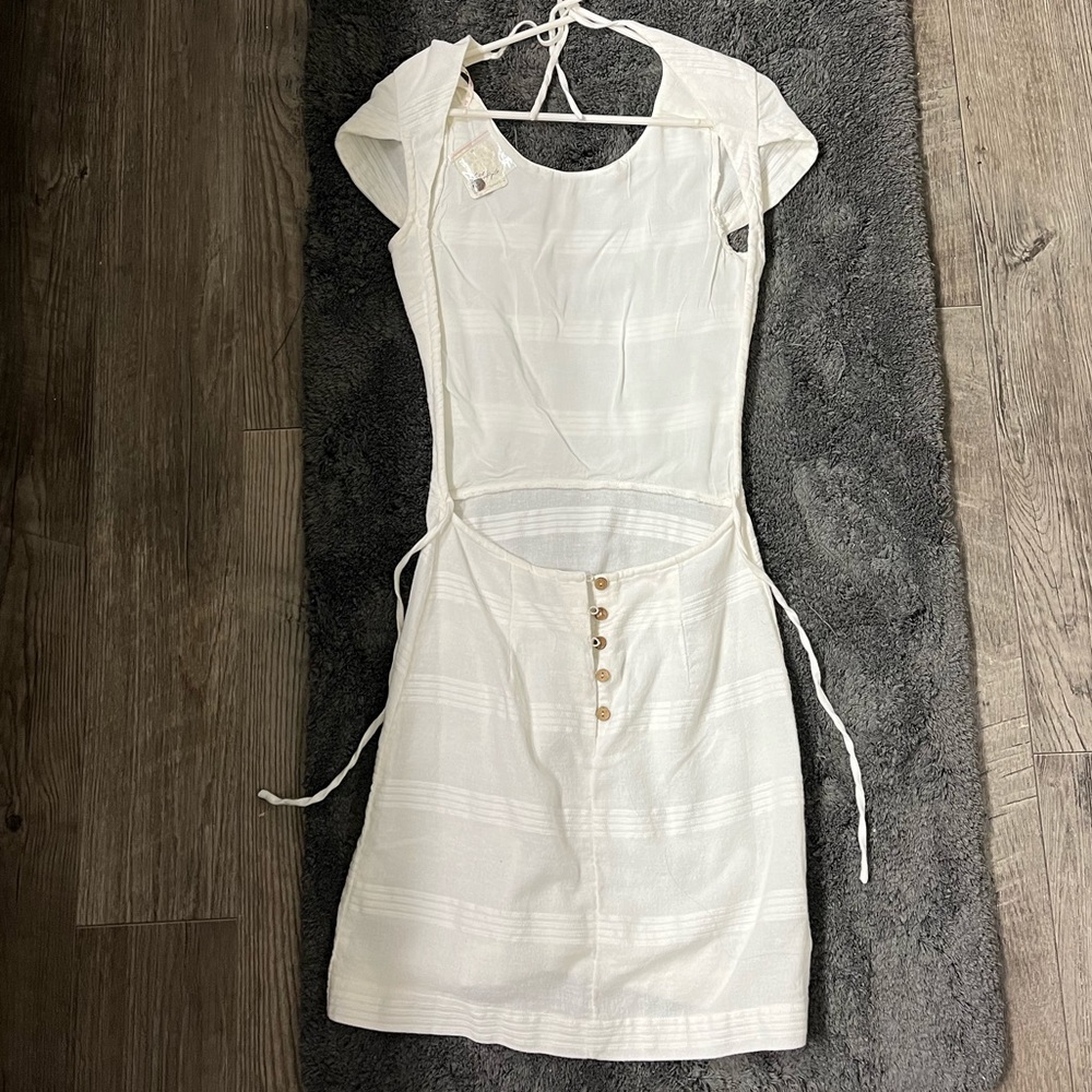 Free people open back dress